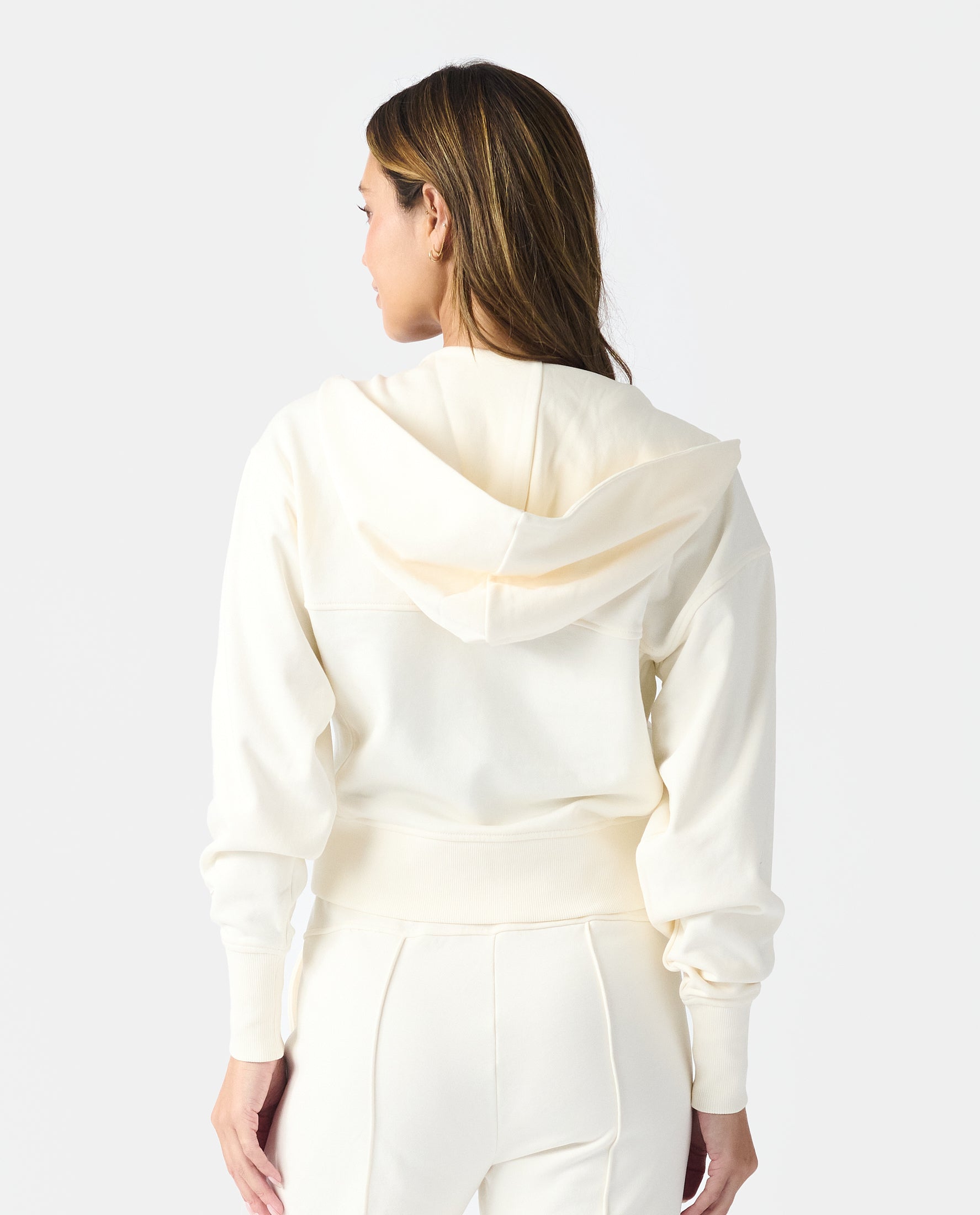 Rylie Full-Zip Sweatshirt Bone