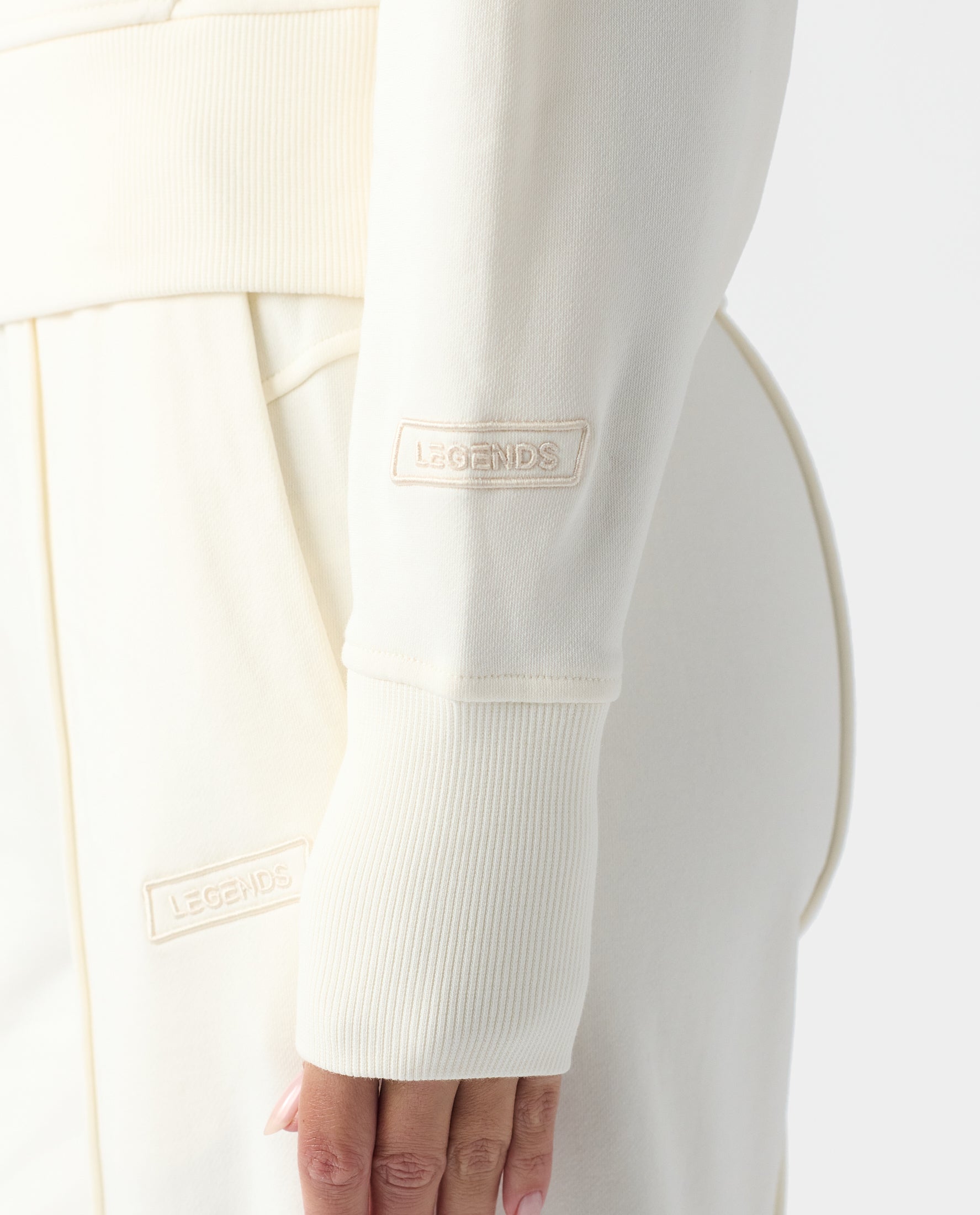 Rylie Full-Zip Sweatshirt Bone