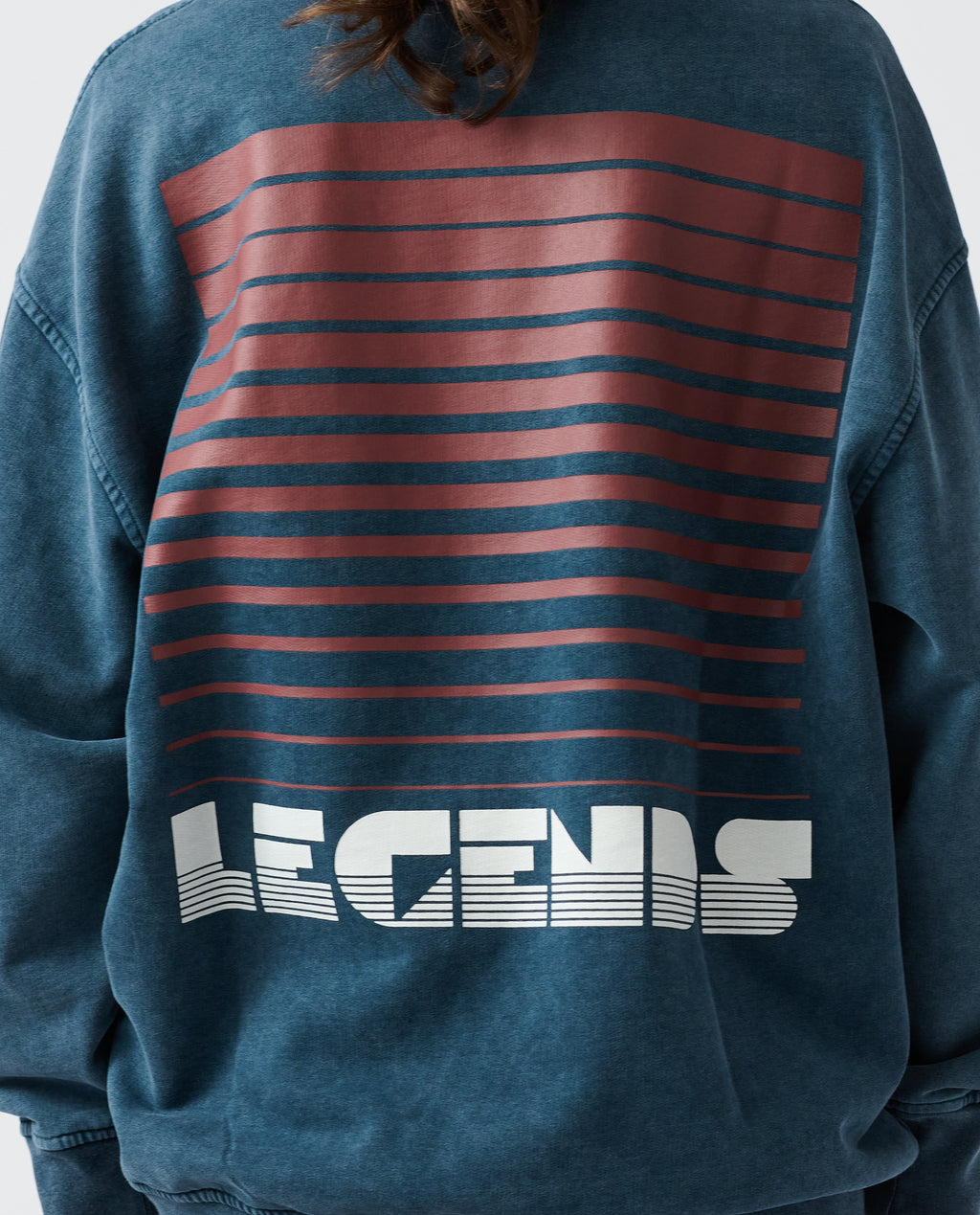 Saylor Oversized Crew Washed Slate