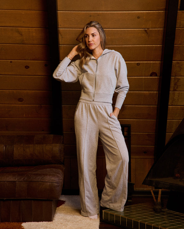 Valentina Sweatpant Heather Gray