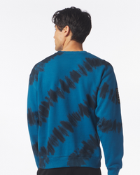 FairFax Crew Ink Blue Tie Dye Stripe
