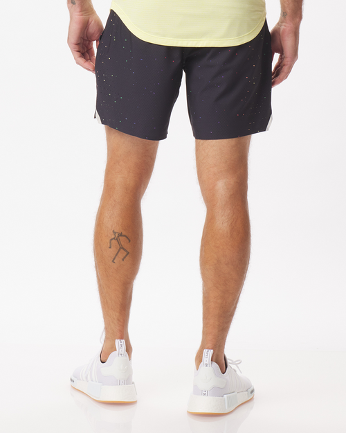 Relay Short Pride Splatter Black