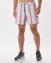 Luka HD Hot Pink Ripple Plaid