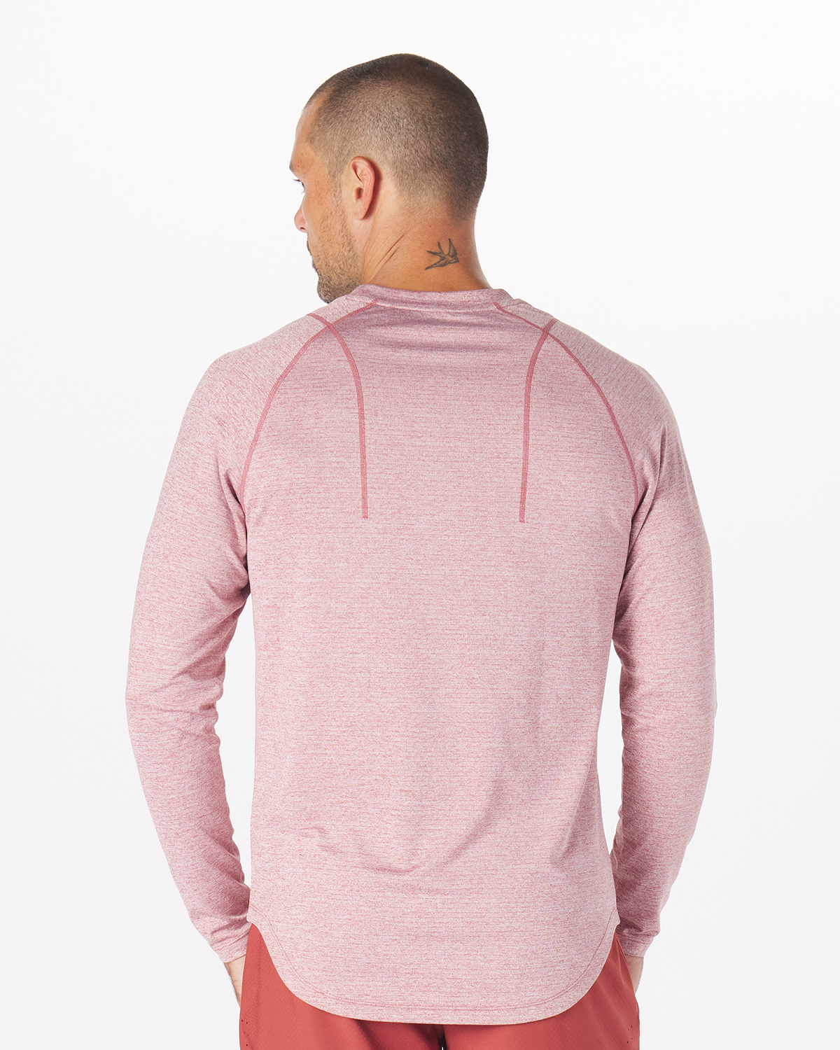 Enzo LS Tee Rust Heather