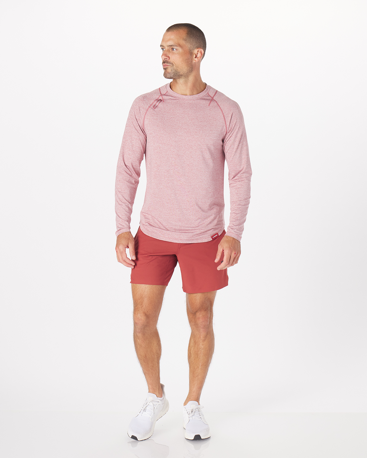Enzo LS Tee Rust Heather