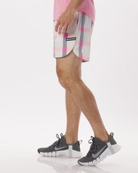 Luka HD Hot Pink Ripple Plaid
