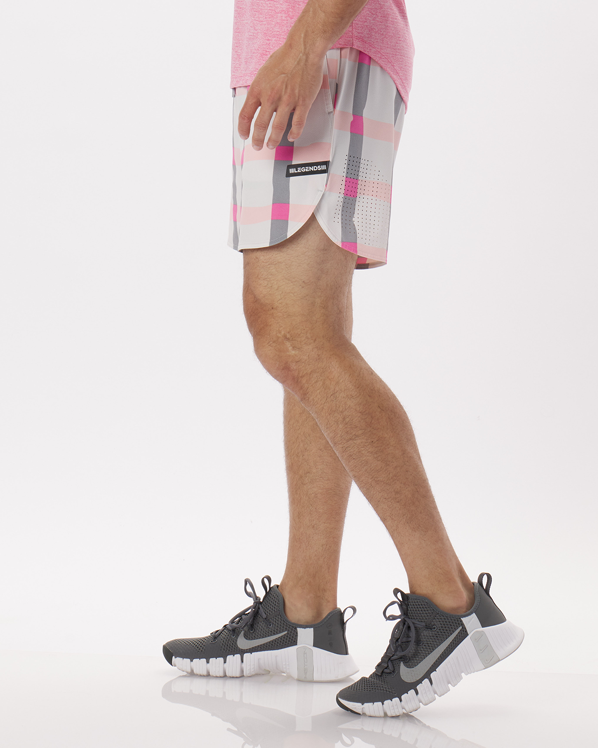 Luka HD Hot Pink Ripple Plaid
