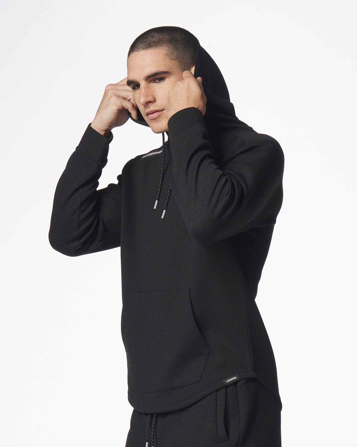 Hawthorne Tech Hoodie Black Heather