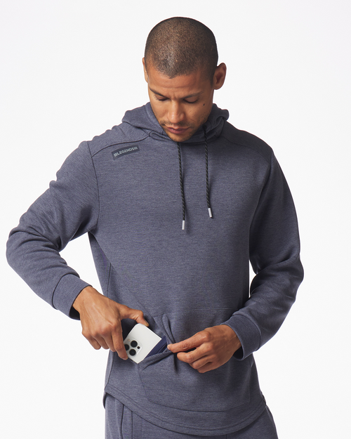 Hawthorne Tech Hoodie Navy Heather