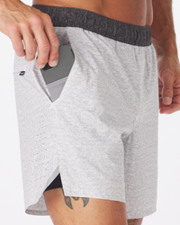 Relay Short Heather Gray