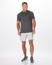 Relay Short Heather Gray