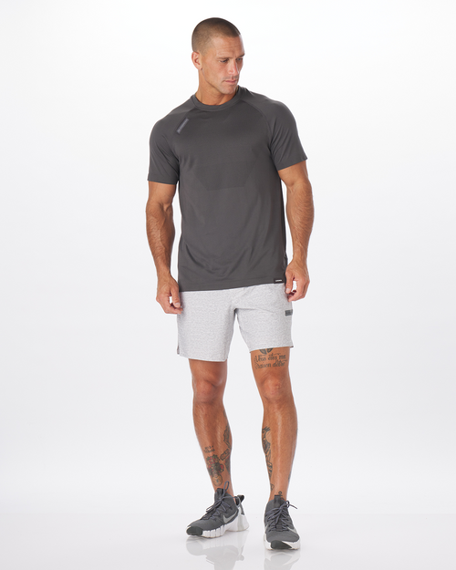 Relay Short Heather Gray