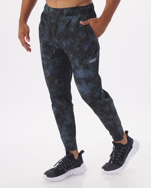Carson Pant Evergreen Floral Burst