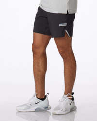 Relay Short Charcoal Herringbone