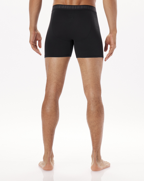 Men Breathable Running Boxers- Black Olive