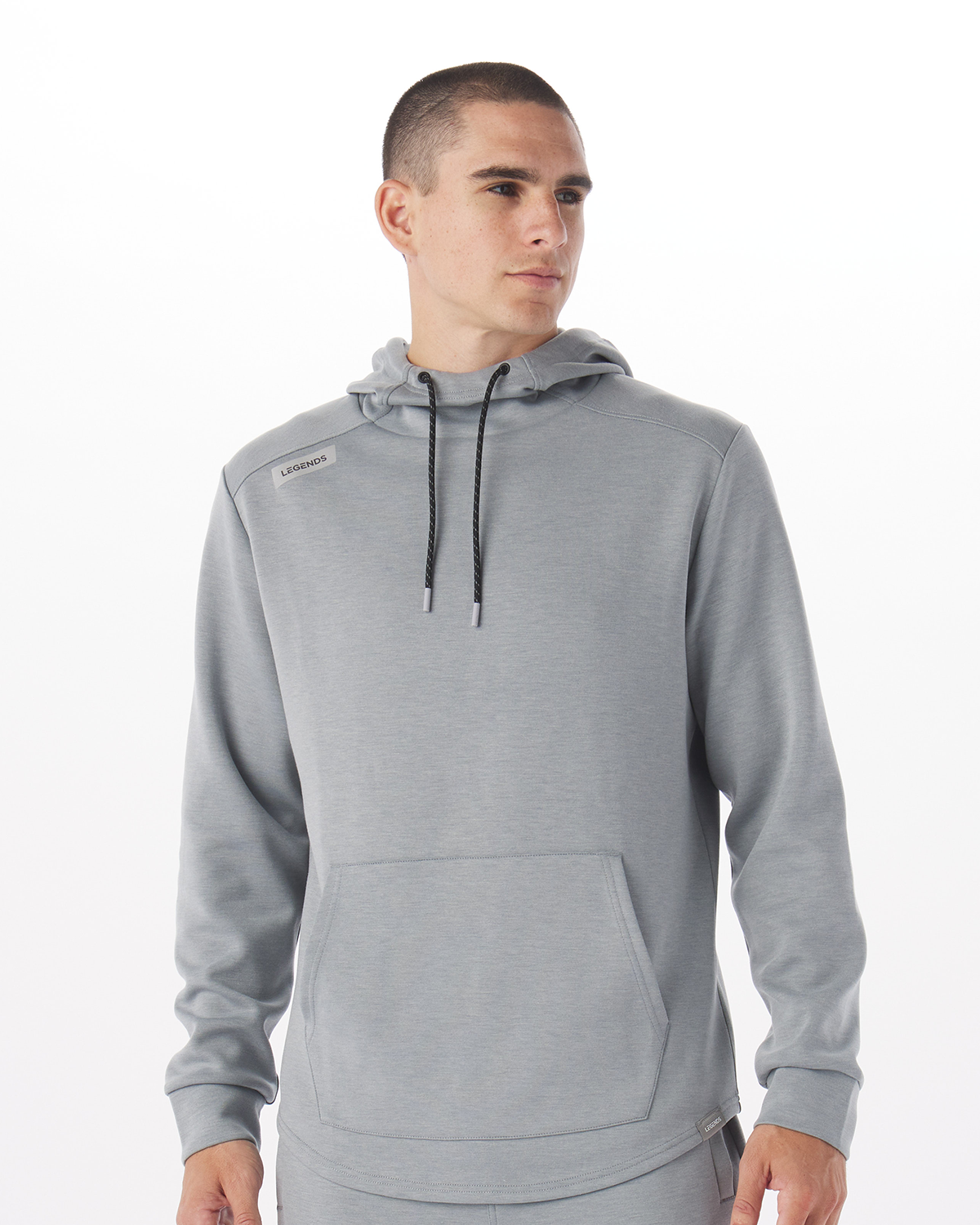 Hawthorne Tech Hoodie Medium Gray Heather – Legends