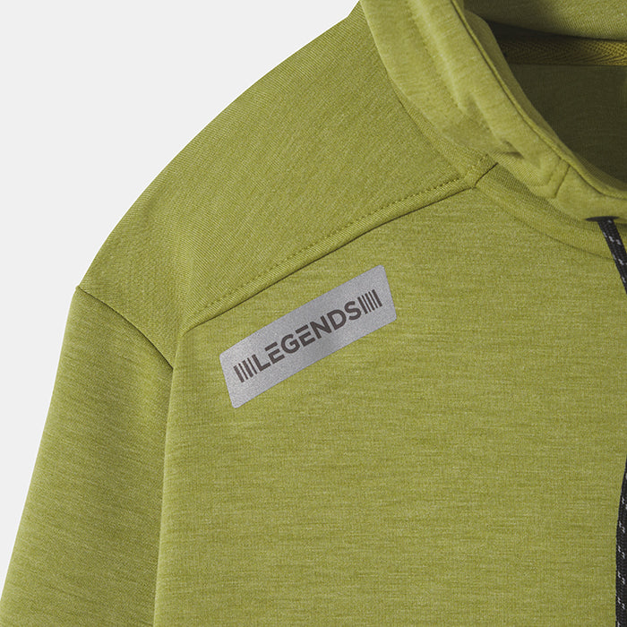 Hawthorne Tech Hoodie Moss Heather