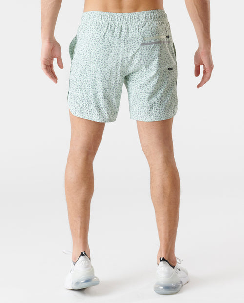 Luka Short Micro Animal Pistachio