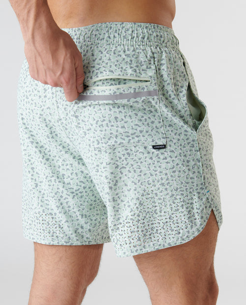 Luka Short Micro Animal Pistachio