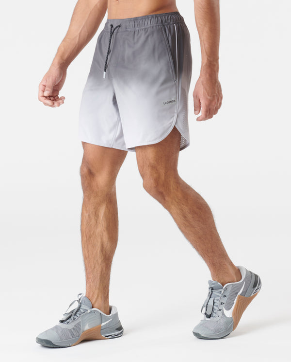 Luka Short Charcoal Gradient