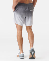 Luka Short Charcoal Gradient